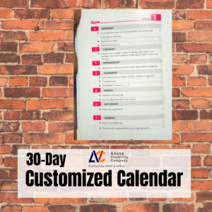 Customized 30-Day Content Calendar for Social Media